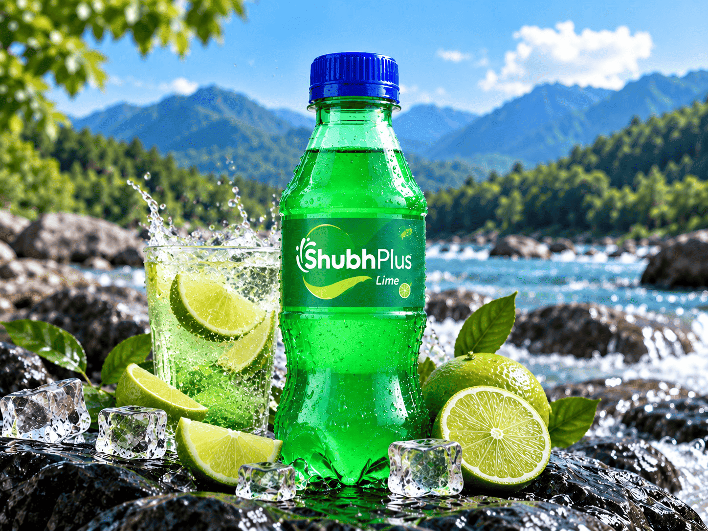 Shubh Plus Lime soft drink 250ml